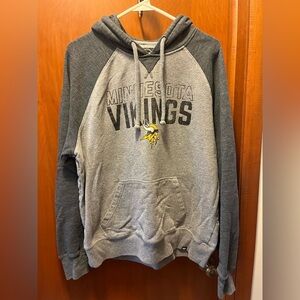 Minnesota Vikings Gray Hoodie Sweater